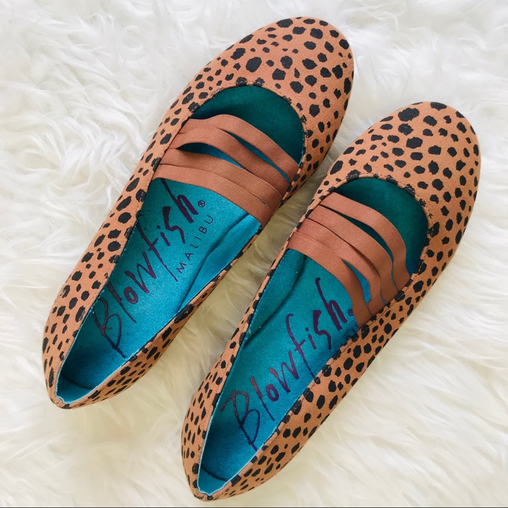 Blowfish Leopard Print Flat Shoe